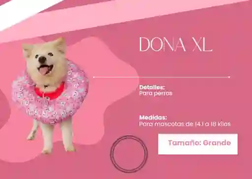 Collar Isabelino Dona Xl 14 A 18 Kg