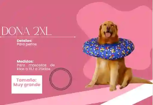 Collar Isabelino Dona Xxl 18 A 25 Kg