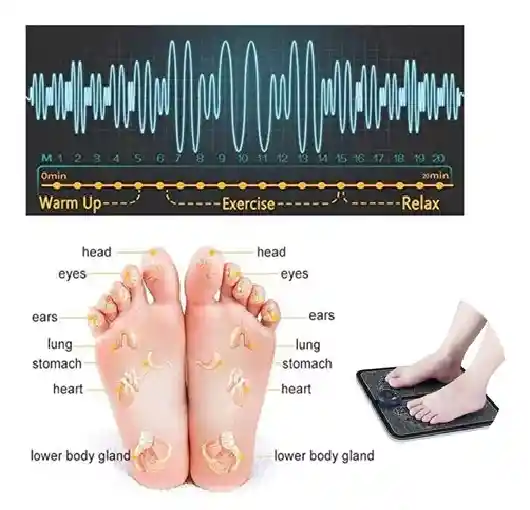 Tapete Masajeador Electroestimulador Para Pies