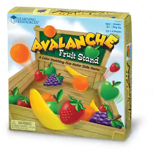 Juego Didáctico De Avalancha Frutas Motricidad Para Niños