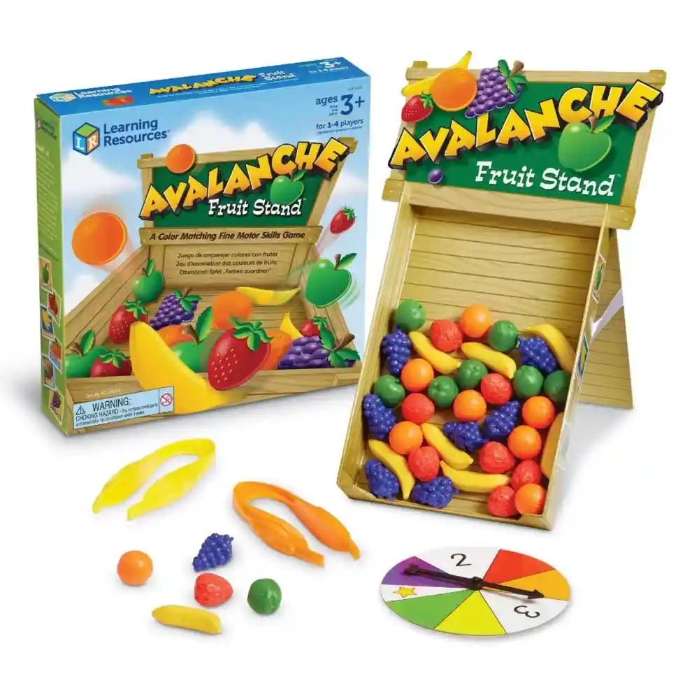 Juego Didáctico De Avalancha Frutas Motricidad Para Niños