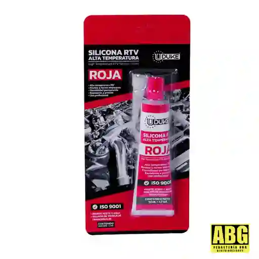 Silicona Rtv Roja Alta Temperatura