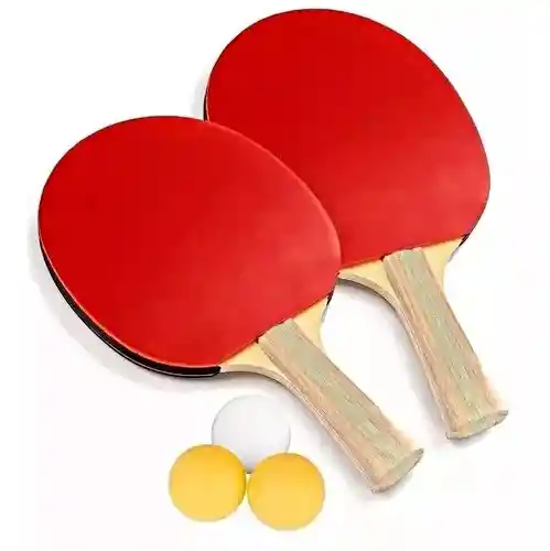 Set Raquetas De Ping Pong Tenis De Mesa + 3 Pelotas