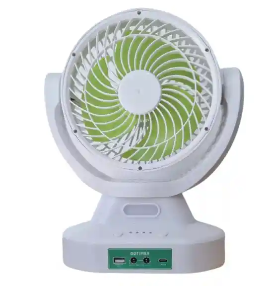 Ventilador De Mesa Solar 7" 8023