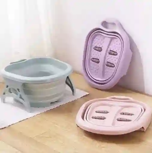 Tina Spa Para Pies Bañera Plegable Portátil