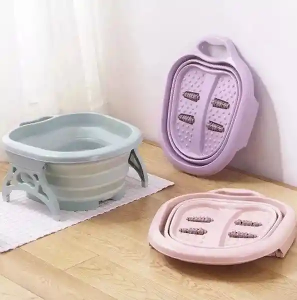 Tina Spa Para Pies Bañera Plegable Portátil