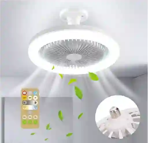 Lámpara Ventilador Con Luz Y Control Fs-yt-r260