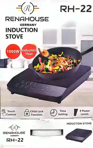 Placa De Inducción Renahouse De 1 Puesto