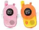 2 Walkie Tokie Niño Y Niña De Largo Alcance Recargables