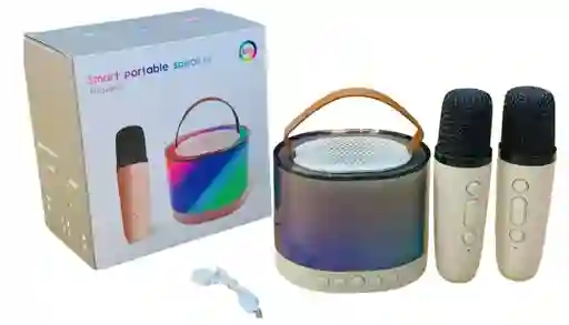 Altavoz Bluetooth Con Luz Y Micrófono Inalámbrico K52