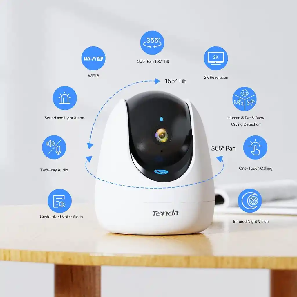 Camara Tenda Cp3 Pro 2k Wifi 6 Robotica Seguridad