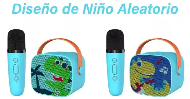 Kit De Karaoke Parlante + Micrófono Inalámbricos Infantil K8