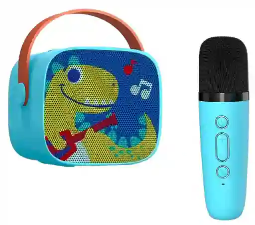 Kit De Karaoke Parlante + Micrófono Inalámbricos Infantil K8