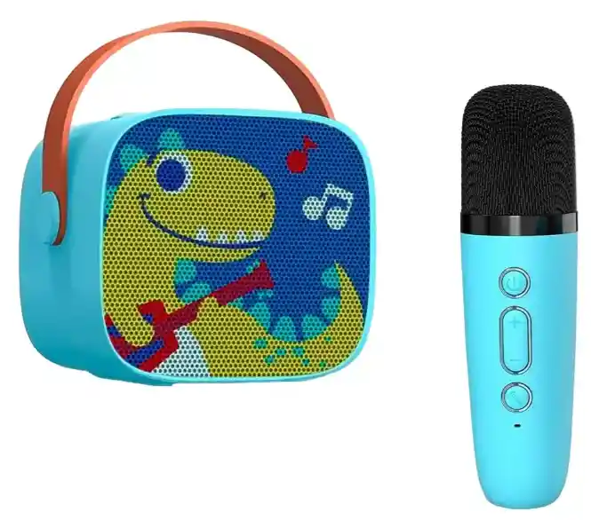 Kit De Karaoke Parlante + Micrófono Inalámbricos Infantil K8