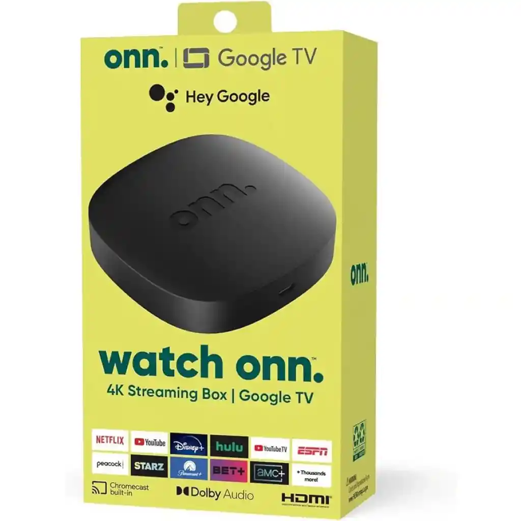 Google Tv Watch Onn Streaming 4k