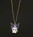 Collar Cadena Con Dije De Kuromi De Hello Kitty