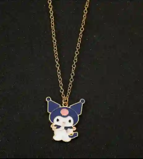 Collar Cadena Con Dije De Kuromi De Hello Kitty