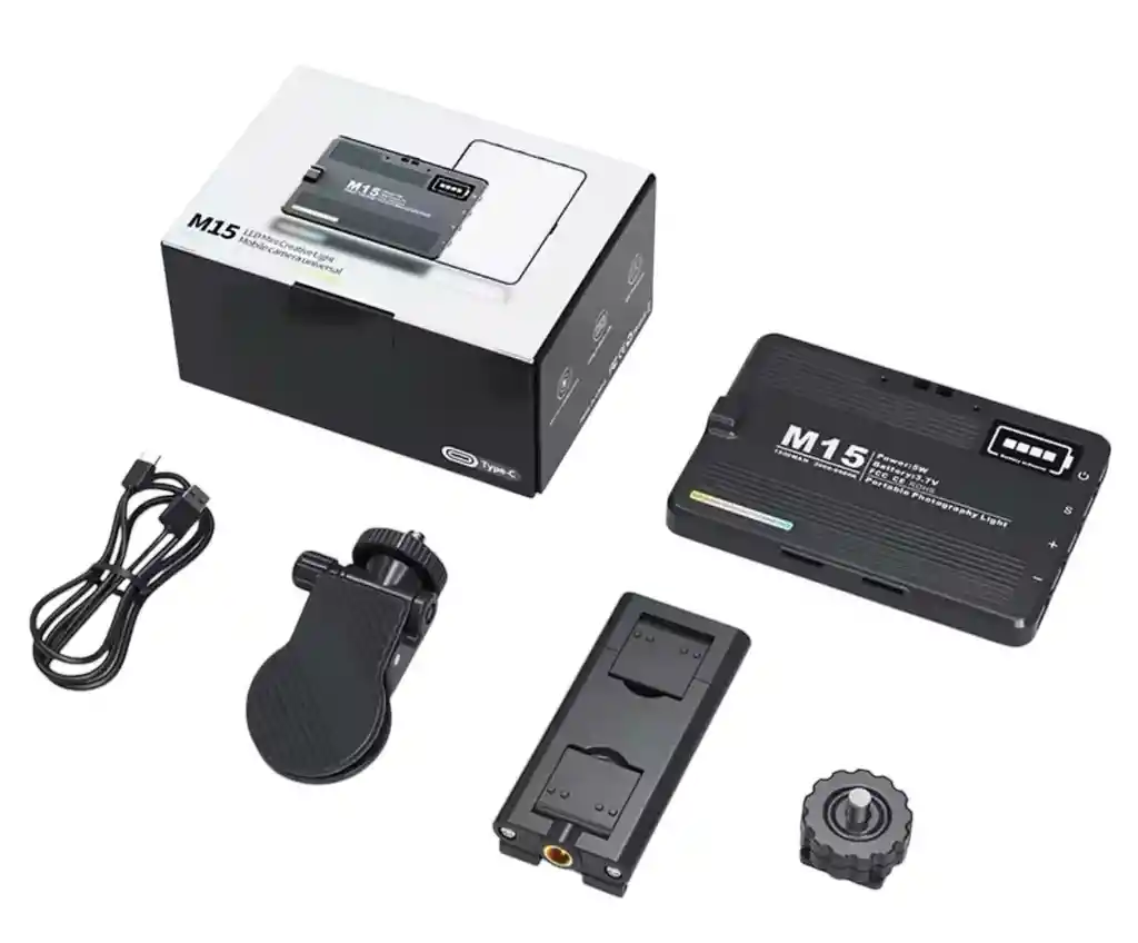 Panel Luz Selfie Recargable M15