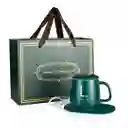 Mug Inteligente Con Base Calentadora Y Pocillo Térmico