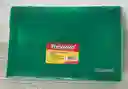 Carpeta Plastica Fuelle Oficio Verde