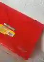Carpeta Plastica Fuelle Oficio Roja