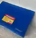 Carpeta Plastica Fuelle Oficio Azul