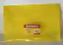 Carpeta Plastica Fuelle Oficio Amarilla