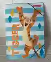 Carpeta Plastica Resorte Primavera Oficio Tiger