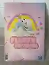 Carpeta Plastica Resorte Primavera Oficio Unicornio