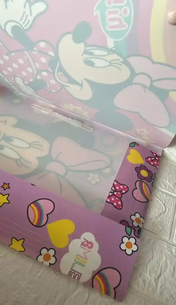 Carpeta Plastica Resorte Primavera Oficio Minnie