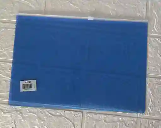 Carpeta Plastica Sobre 1/2 Con Cierre Azul