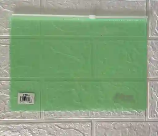 Carpeta Plastica Sobre 1/2 Con Cierre Verde