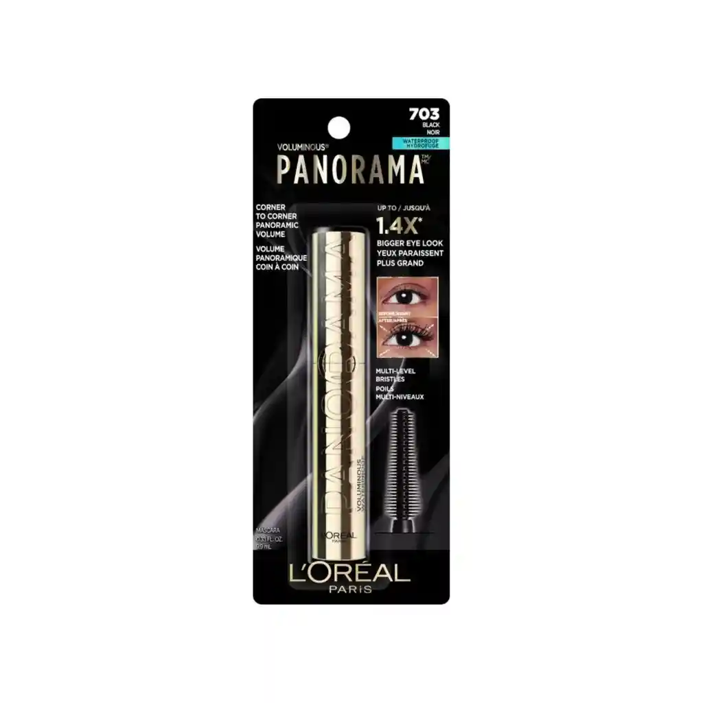 Pestañina L`oreal Paris - Panorama Ultra-flexible Voluminizadora Waterproof