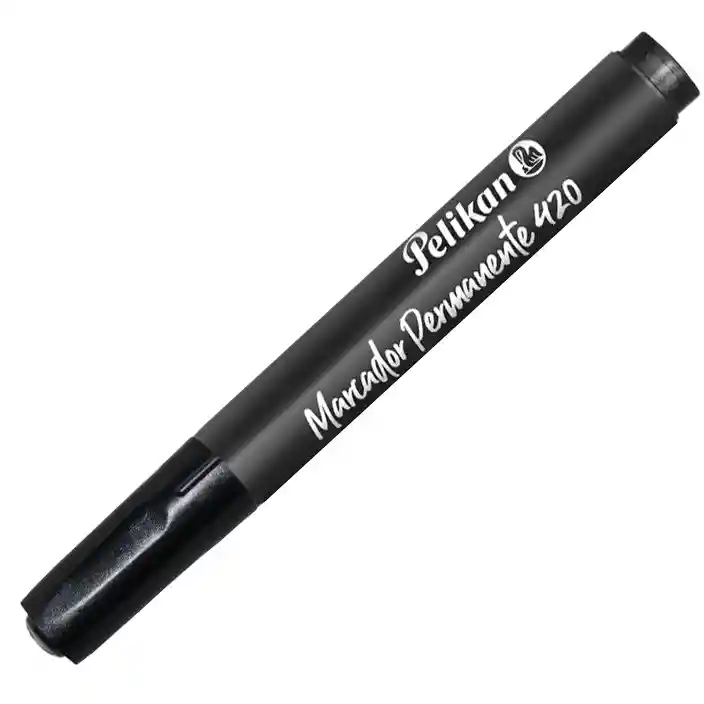 Marcador Permanente Negro Pelikan 420