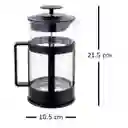 Prensa Francesa Cafe Cafetera Vidrio 1000ml Filtro Acero Inox
