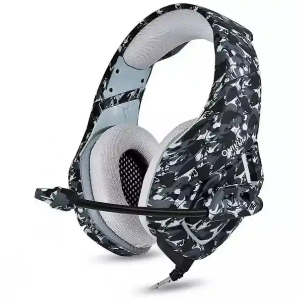 Audífonos Auriculares Tipo Diadema Gamer Camuflados K1