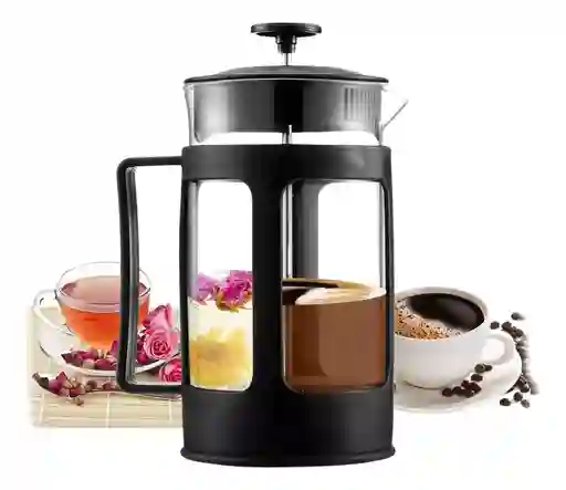 Prensa Francesa Cafe 600 Ml Acero Inoxidable Con Filtro