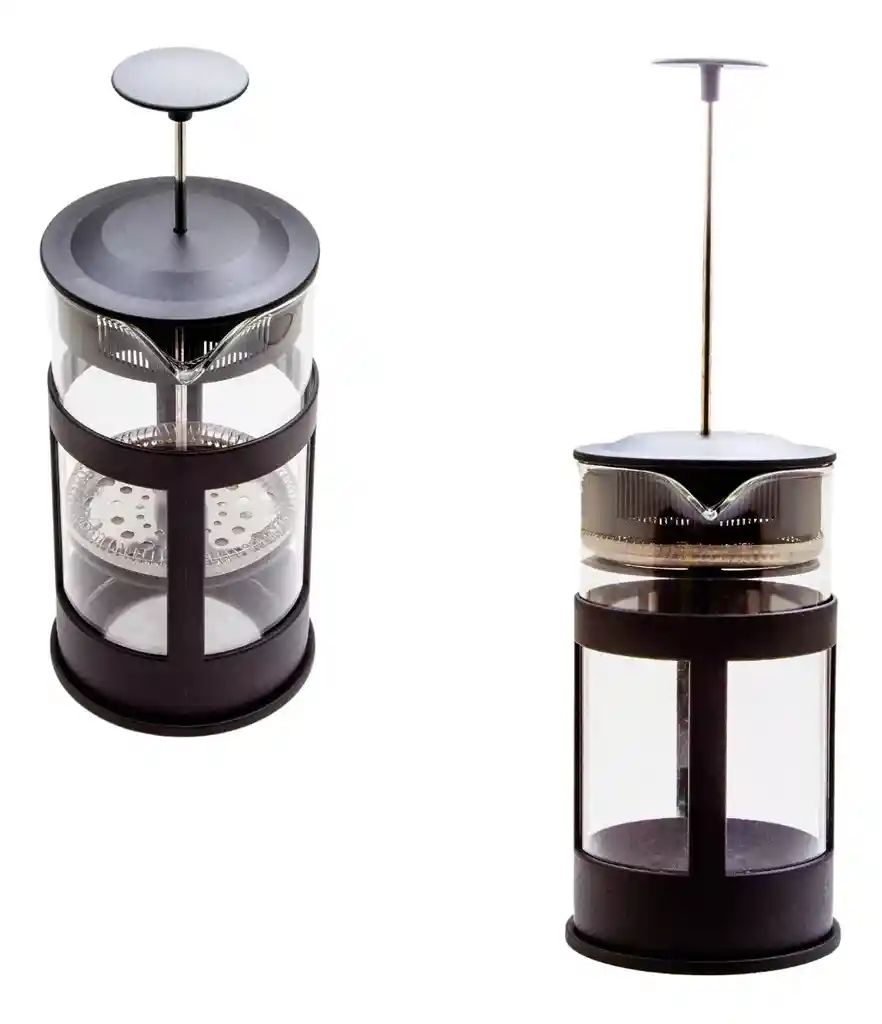 Prensa Francesa Cafe 600 Ml Acero Inoxidable Con Filtro
