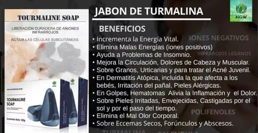 Jabon Tourmalina Y Toallas Sanitarias Para El Día Hgw