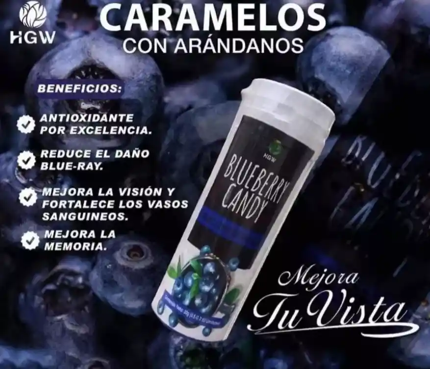 2 Blueberry Candy Hgw Arandanos