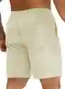 Shorts Casuales De Corduroy Para Hombres, Versátiles A La Rodilla