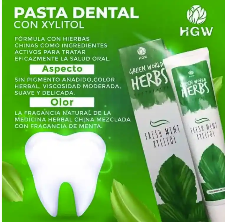 Crema Dental Natural Mas 2 Cepillos De Bambu Hgw