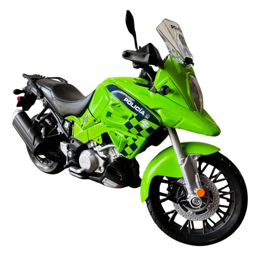 Moto De Colección A Escala Coleccionable Suzuki V-strom 1000 Policia
