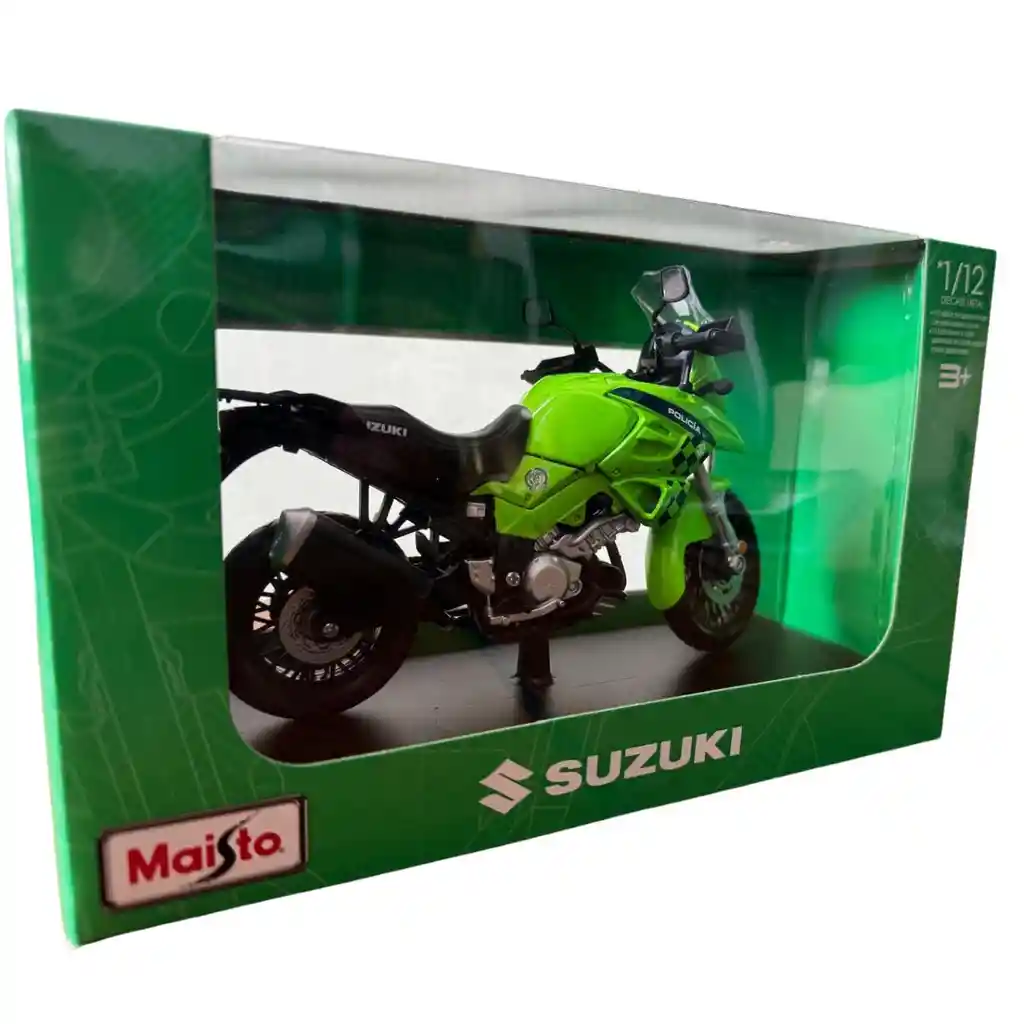 Moto De Colección A Escala Coleccionable Suzuki V-strom 1000 Policia