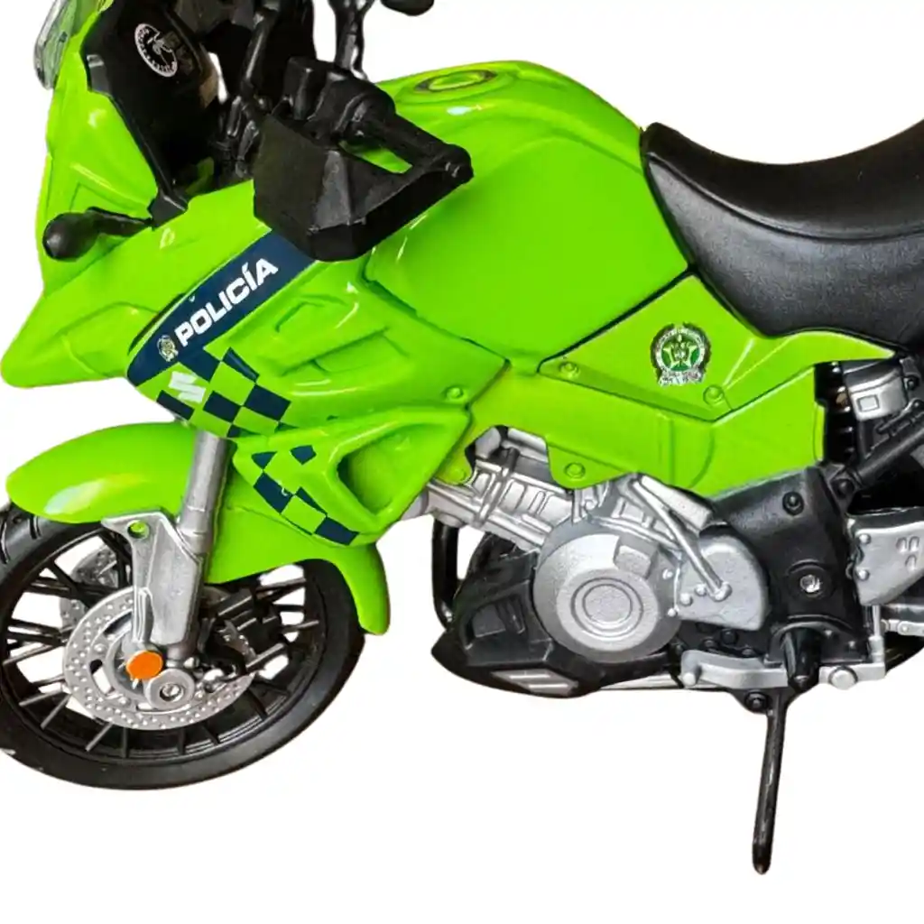 Moto De Colección A Escala Coleccionable Suzuki V-strom 1000 Policia