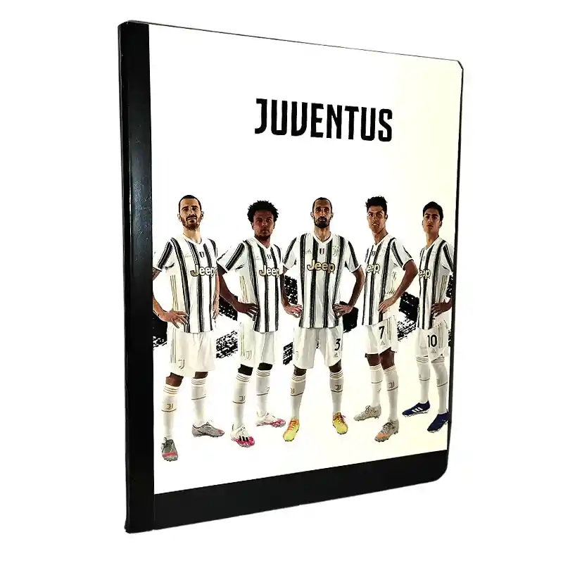 Cuaderno Juventus Cosido Sticker 100 Hojas Cuadriculado