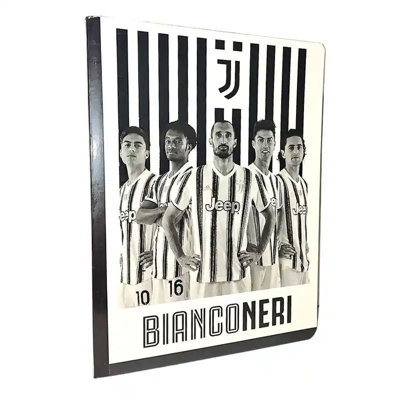 Cuaderno Juventus Cosido Sticker 100 Hojas Cuadriculado