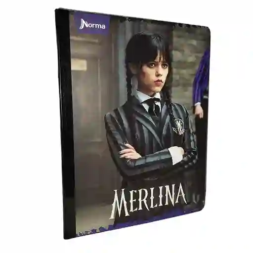 Cuaderno Merlina Cosido Sticker 500 Hojas Cuadriculado