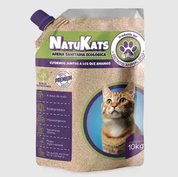 Arena De Maiz Gatos Natukats Lavanda 10kg