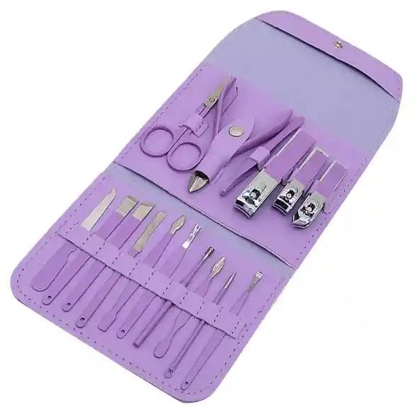 Kit De Manicure Y Pedicure 16 Piezas